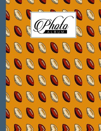 Photo Album: Album, Large Photo Albums With Writing Space Memo, Extra Large Capacity Picture Album, Family, Baby, Wedding, Travel Photo Book, 120 Pages | Rugby Cover By Andreas Efthymous