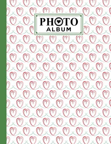Photo Album: Large Photo Albums With Writing Space Memo, Extra Large Capacity Picture Album | Premium Hearts Cover By Marga Roth