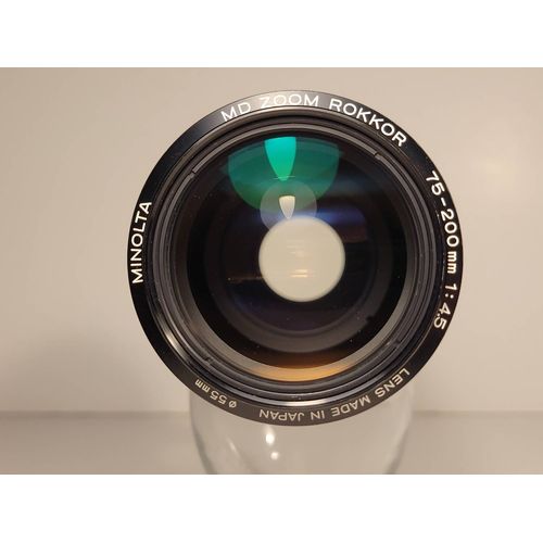 Minolta Rokkor 75-200mm 1:4.5 MD Zoom - monture SR MC - 75mm 200 mm f/4,5 Ø55