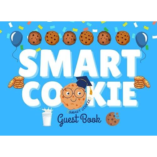 Class Of 2021 "Smart Cookie": Graduation Guest Sign In / Advice Book - Memory Keepsake For Graduates