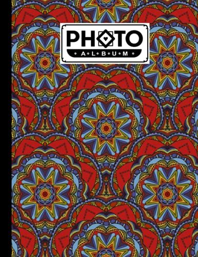 Photo Album: Large Photo Albums With Writing Space Memo, Extra Large Capacity Picture Album | Premium Mandalas Cover By Ruth Richter