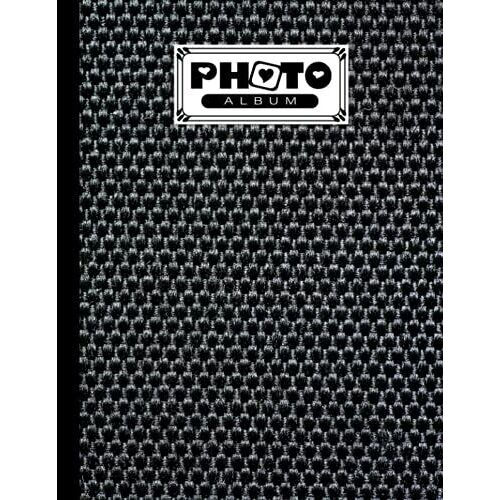 Photo Album: Large Photo Albums With Writing Space Memo, Extra Large Capacity Picture Album | Premium Black Dark Print Cover By Gilbert Frey