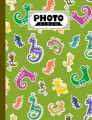 Photo Album: Cute Monster Album, Large Photo Albums With Writing Space Memo, Extra Large Capacity Picture Album, Family, Baby, Wedding, Travel Photo Book, 120 Pages, Size 8.5" X 11" By Georg Sauer