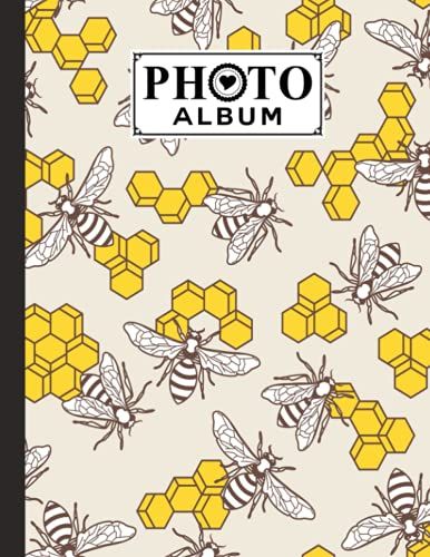 Photo Album: Large Photo Albums With Writing Space Memo, Extra Large Capacity Picture Album | Premium Bee Cover By Hinrich Ahrens