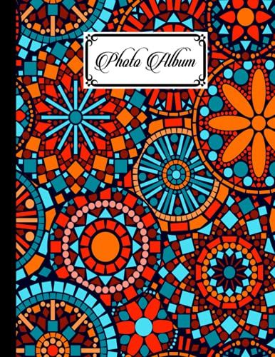 Photo Album: Large Photo Albums With Writing Space Memo, Extra Large Capacity Picture Album | Premium Mandalas Cover By Nadine Siebert