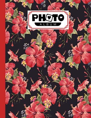 Photo Album: Watercolor Florals Album, Large Photo Albums With Writing Space Memo, Extra Large Capacity Picture Album, Family, Baby, Wedding, Travel ... 120 Pages, Size 8.5" X 11" By Reinhardt Graf