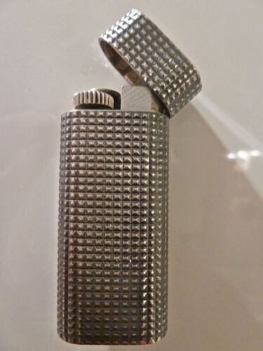 Briquet Cartier Motif Canevas Carré