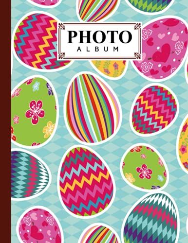 Photo Album: Large Photo Albums With Writing Space Memo, Extra Large Capacity Picture Album | Premium Easter Egg Cover By Winfried Eberhardt