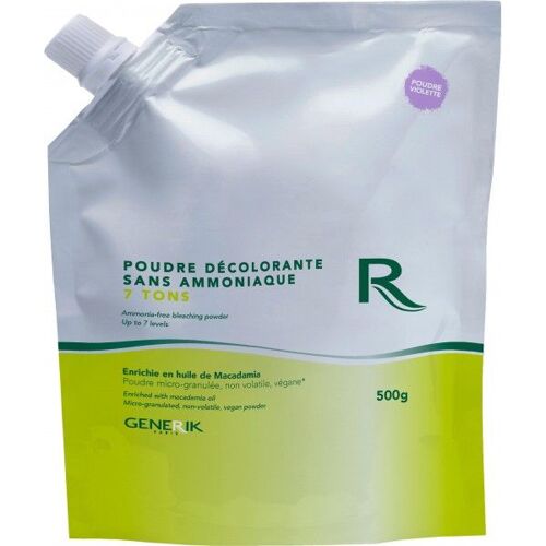 Poudre Décolorante 7 Tons Sans Ammoniaque Generik 500g 