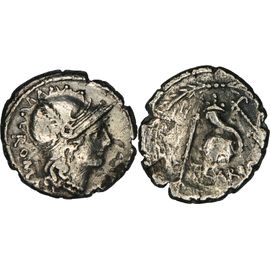 Rome - Republique - Denier - Carisia - Titus Carisia - Corne, Globe, Sceptre Et Gouvernail - 46 Bc - Rrc.464/3 - 23-353
