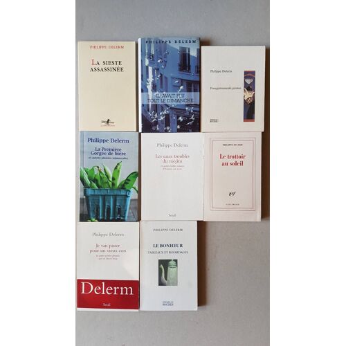Philippe Delerm - Lot De 8 Livres