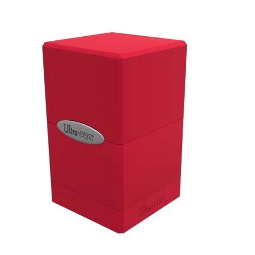 Ultra Pro - Deck Box Tour En Satin - Rouge Pomme
