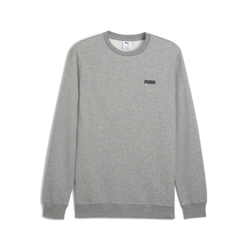 Puma Sweat À Col Ras Du Cou Avec Petit Logo Essentials Homme, Vêtements, Medium Gris Heather, 4xl