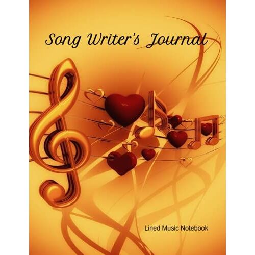 Song Writer's Journal: Lined Music Notebook/Journal