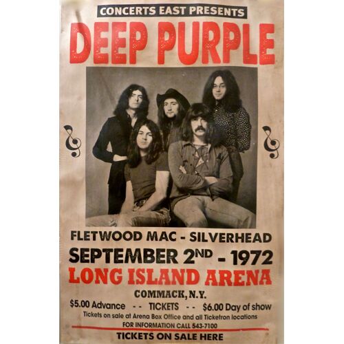Affiche De Concert Depp Purple