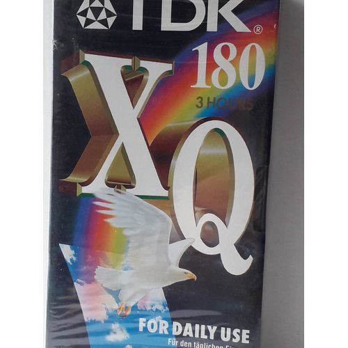 CASSETTE VHS TDK 180 XQ
