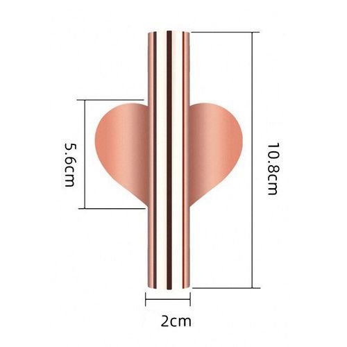 Coeur en or rose - Vase'arrangement de fleurs murales de Style nordique, Vase en fer abstrait et minimaliste, supports de fleurs séchées, ornement de fleurs, décoration de la maison
