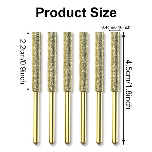 Affûteuse De Scie À Chaîne, Avec Revêtement En Diamant, Fraise Cylindrique, Lime En Pierre, Affûtage De La Scie À Chaîne, Outils D'affûtage De Sculpture, 18 Pièces