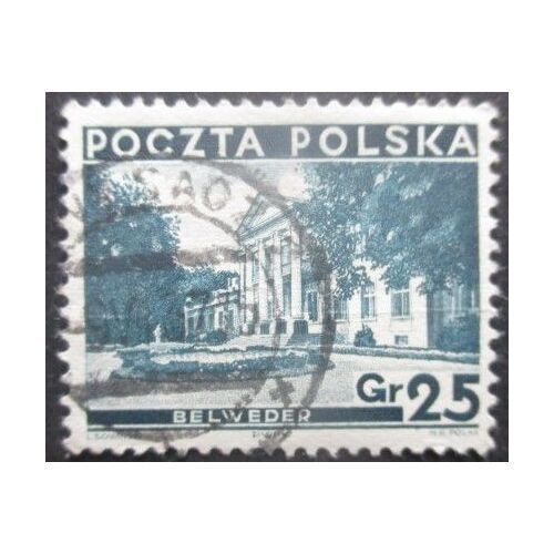 Pologne N°383 Palais Du Belvédère Oblitéré