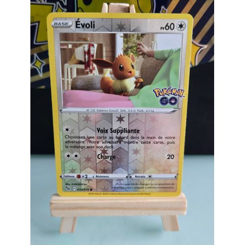 Carte Pokemon Evoli Reverse Pokemon Go 054/078