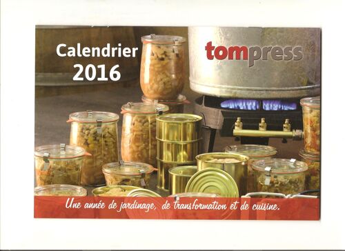 Calendrier Tompress 2016