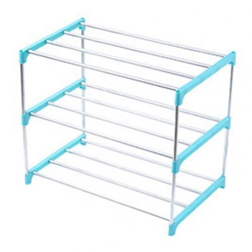 Étagère De Rangement Pour Chaussures En Acier Inoxydable, 3/4 Couches, Présentoir, Support De Meuble, Organisateur De Maison