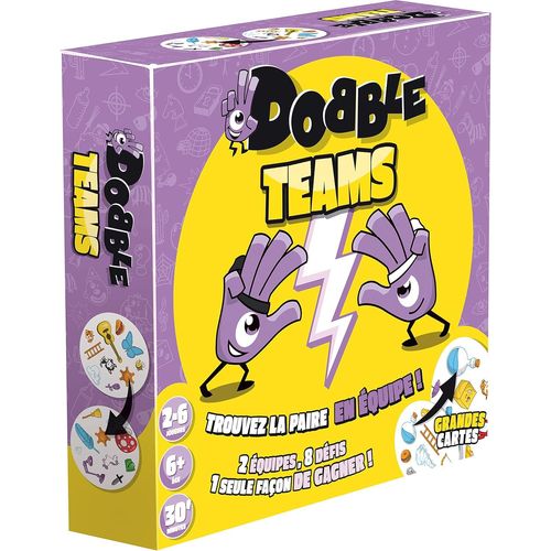 Hamiltion-Dobble : Teams-Jeux De Société-Jeux De Cartes-Jeu D'ambiance-Jeu Adulte Et Enfant À Partir De 6 Ans-2 À 8 Joueurs-15 Min-Version Française