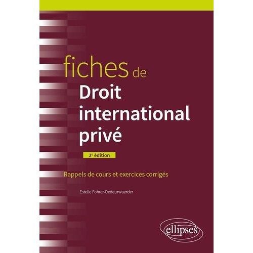 Fiches De Droit International Privé