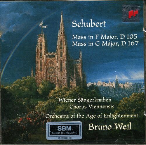 Franz Schubert (1797-1828) Messe N°1 En Fa Majeur D 105 Messe N°2 En Sol Majeur D 167 Par Jörg Hering Kurt Azesberger Ténor Harry Van Der Kamp Basse Orchestra Of The Age Of Enlightenment Di Bruno Weil