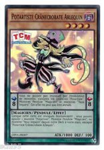 Potartiste Crânecrobate Arlequin" Op01-Fr007 - Super Rare 