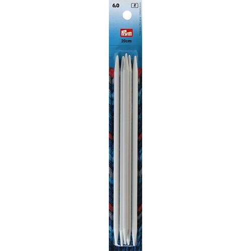 Aiguilles À Tricoter Double Pointe 20cm En Plastique X 5