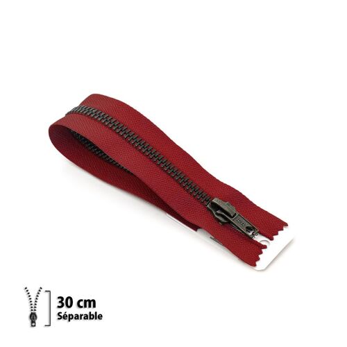 Fermeture Éclair Z19 - Laiton Séparable 6mm - 30 Cm