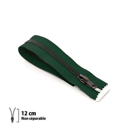 Fermeture Éclair Z14 - Laiton Non Séparable 6mm - 12 Cm