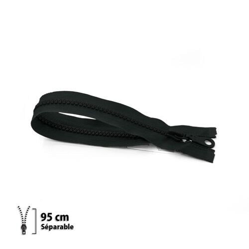 Fermeture Éclair Z54 - Moulée 6mm Séparable - 95 Cm