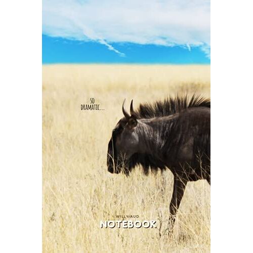 Willy Aud Notebook: Dramatic Wildlife Performance Art (Nbl072100276)