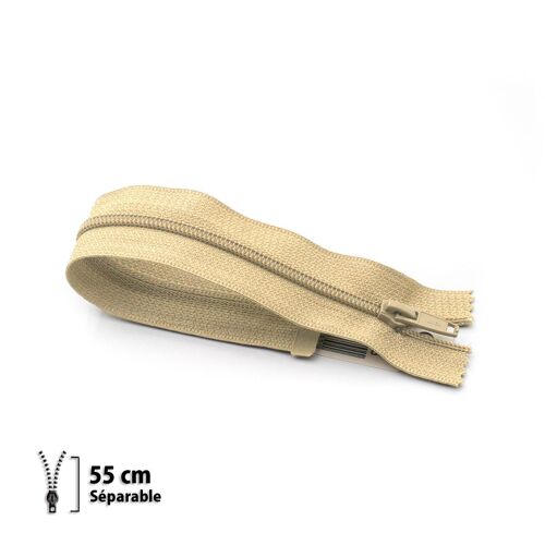 Fermeture Éclair Z52 - Prestil 150 Séparable 6mm - 55 Cm