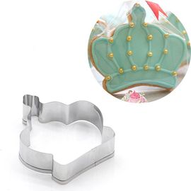 Moule 3d De Biscuit En Forme De Couronne De Princesse,Ustensile, Accessoire Pour Fondant, Gâteau, Pâte À Sucre, Artisanal, Pâtisserie, Emporte-Pièces, Outils De Cuisson