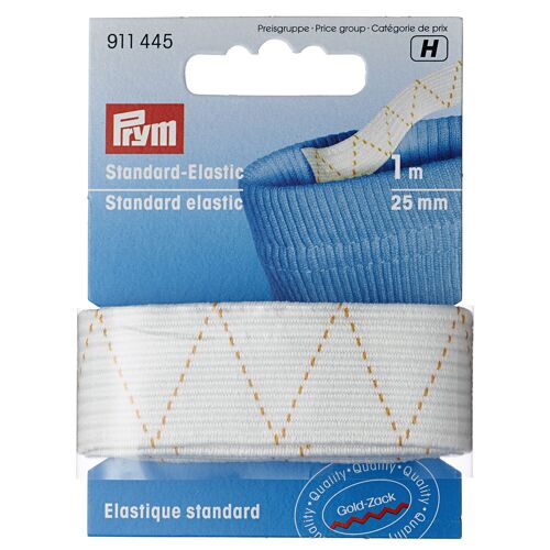 Elastique Large 25mm Blanc