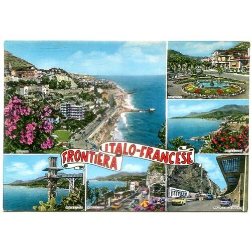 Carte Postale - Frontière Franco - Italienne - Riviera Dei Fiori - Italie