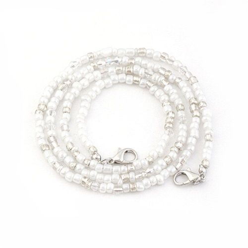 Porte-Masque En Acrylique Perlé Unisexe, À La Mode, Chaîne Perlée, Lunettes De Lecture, Sangles De Cou, Porte-Cordon