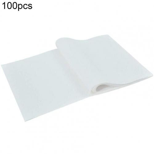 Feuilles de cuisson antiadhésives en papier résistant aux déchirures pour Barbecue, tapis de cuisson pour Grill, 100 pièces