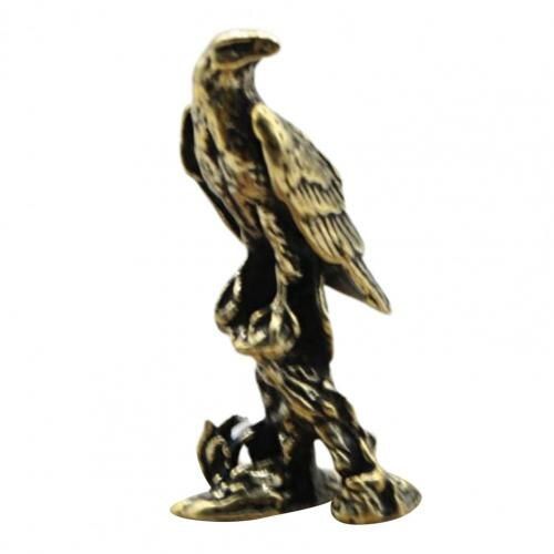 Sculpture D'aigle En Cuivre À Bords Lisses, Oiseau Miniature, Antirouille, Pour Salon