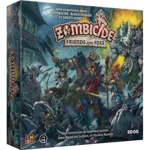 Hamiltion-Cmon | Zombicide Black Plague : Friends And Foes | Jeu De Société | Jeu De Figurines | A Partir De 14 Ans | 1 À 6 Joueurs | 60 Min