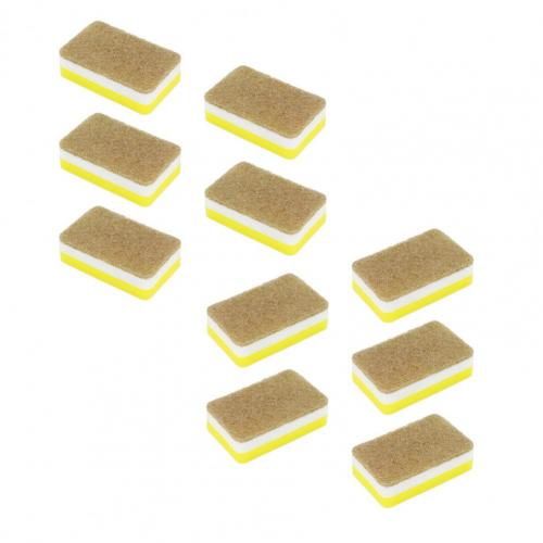 Tampon À Récurer Écologique, Éponge Magique, Résistant À L'Usure, Gomme, Pot, Chiffon De Nettoyage, Accessoire De Nettoyage De La Vaisselle, 5 Pièces/10 Pièces