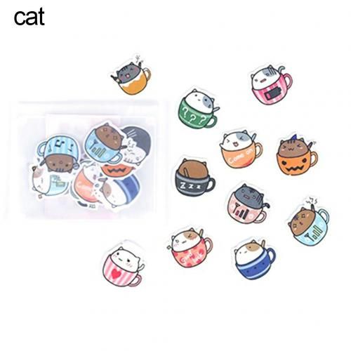 Autocollants Décoratifs En Forme De Hamster Chat Panda, 40 Pièces, Pour Journal Intime, Calendrier, Jouet Pour Enfants