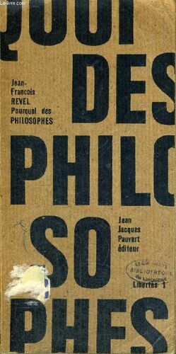 Pourquoi Des Philosophes