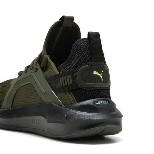 Puma Chaussures De Running Softride Enzo 5 Chaussures Dark Olive/noir/fizzy Light