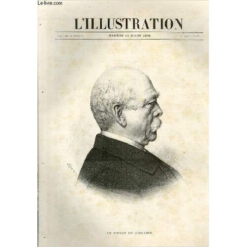 L'illustration Journal Universel N°  2456 - Gravures: Le Prince De Bismarck Par H. Thiriat - Les Pecheries De Terre-Neuve, Le Village Anglais De Petitpas-Cove, Sur Le Bras Humber De La Baie ...
