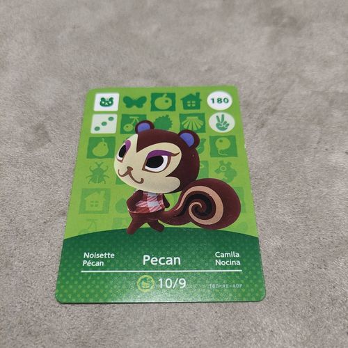 Carte Nfc Animal Crossing Amibo Nintendo 3ds Xl Pécan 180
