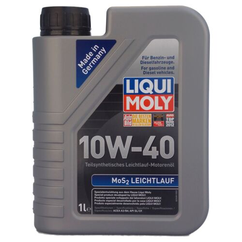 Liqui Moly Mos2 Leichtlauf 10w-40  1 Litres Boîte